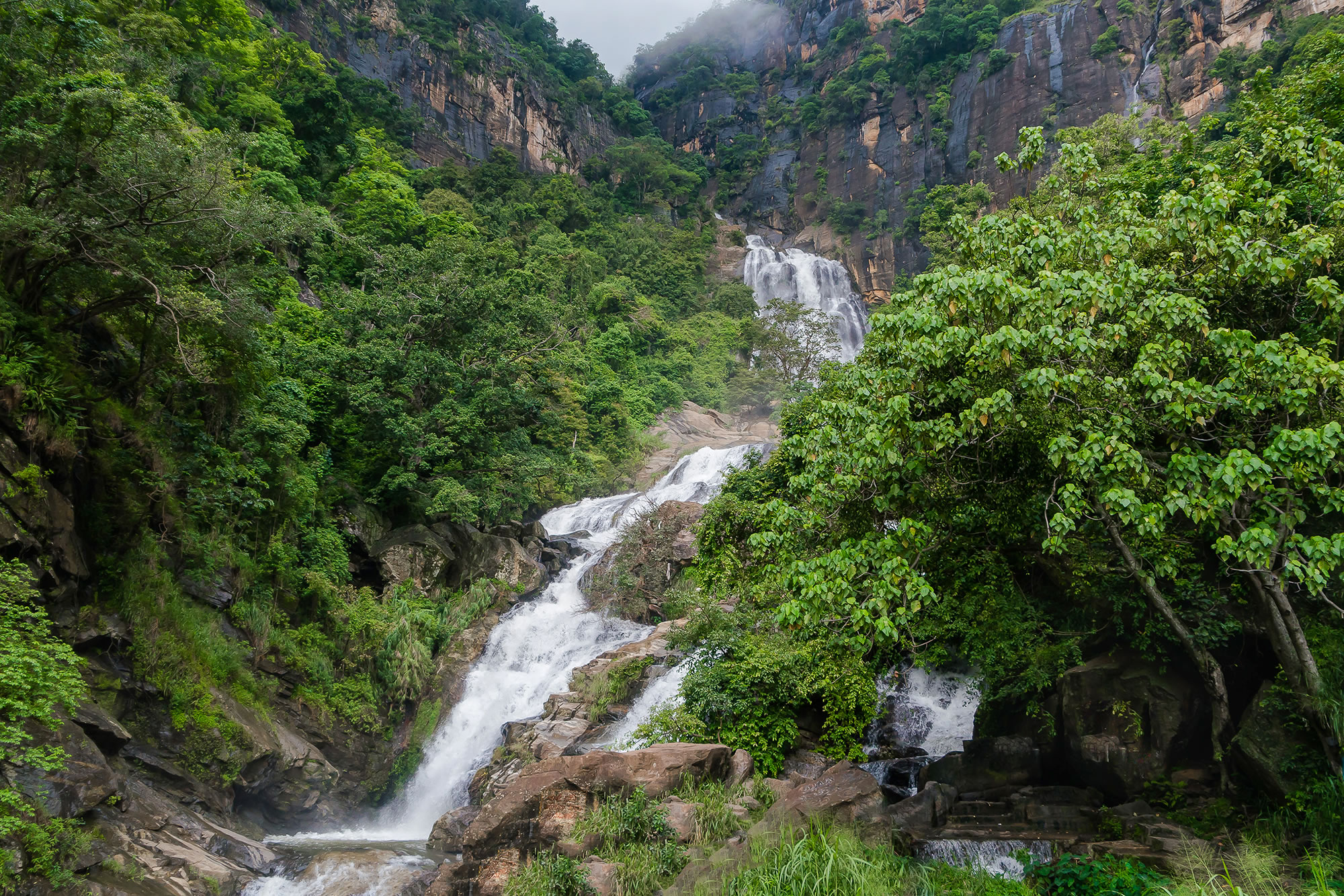 Ravana falls, waterfall near ella